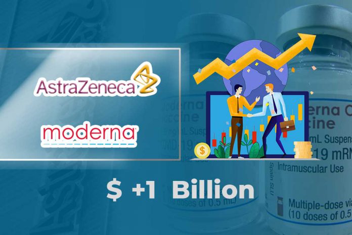 Astrazeneca sells stocks of Moderna for +1 billion USD