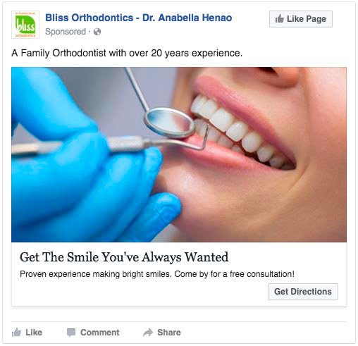 facebook ads for dental clinics