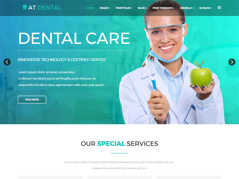 professional website design for dental clinics