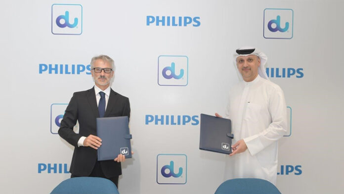 Du and philips signed a new partnership agreement