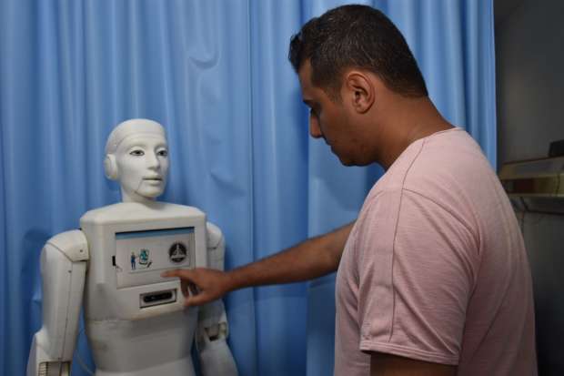 Egypt invents the first arabic robotic nurse (Medical Robot)
