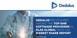 Dedalus Recognized Among the Top EMR Software Providers in KLAS