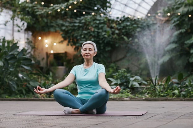 Menopause Harmony Finding Relief with Yoga Practice