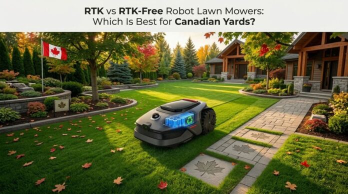 RTK vs RTK-Free Robot Lawn Mowers Which Is Best for Canadian Yards