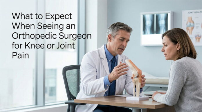 What to Expect When Seeing an Orthopedic Surgeon for Knee or Joint Pain
