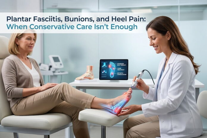 Plantar Fasciitis, Bunions, and Heel Pain: When Conservative Care Isn't Enough