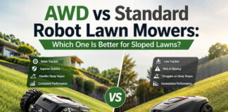 AWD vs Standard Robot Lawn Mowers Which One Is Better for Sloped Lawns