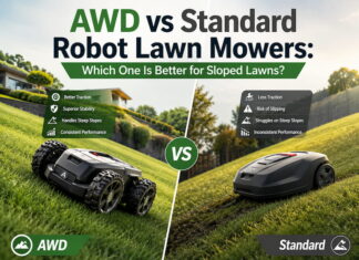 AWD vs Standard Robot Lawn Mowers Which One Is Better for Sloped Lawns