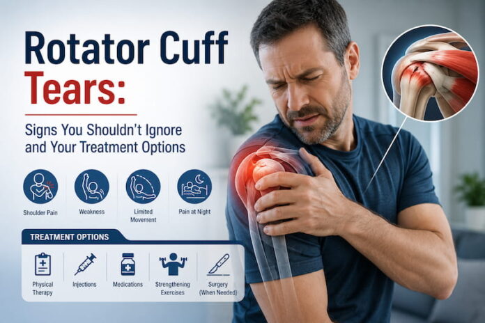 Rotator Cuff Tears Signs You Shouldn't Ignore and Your Treatment Options